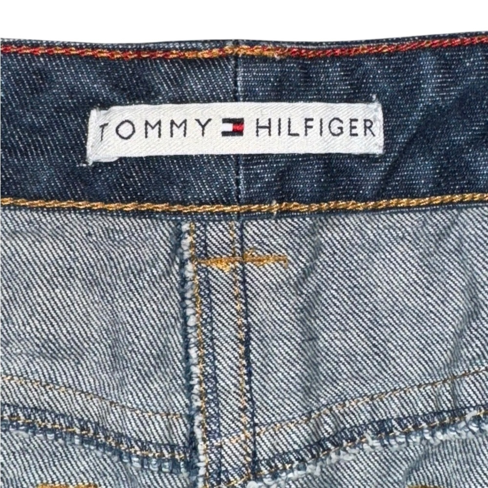 Tommy Hilfiger Vintage Denim Low Rise A-Line Skirt, Size 4 - Picture 7 of 9